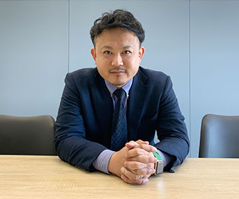代表取締役　鈴木勇多の画面